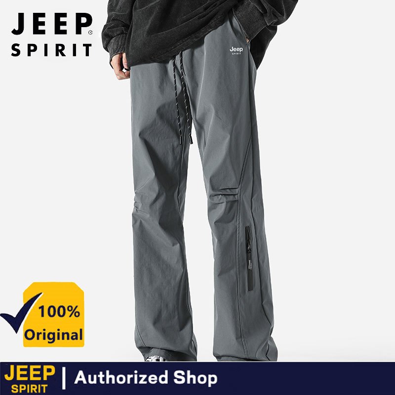 JEEP SPIRIT กางเกงกันน้ำอเนกประสงค์สำหรับผู้ชาย เหมาะสำหรับการปีนเขาระดับกลางแจ้ง