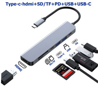 อะแดปเตอร์ฮับType-c HUB USB-C รองรับสูงสุด HDMI 4K 30Hz+ USB…