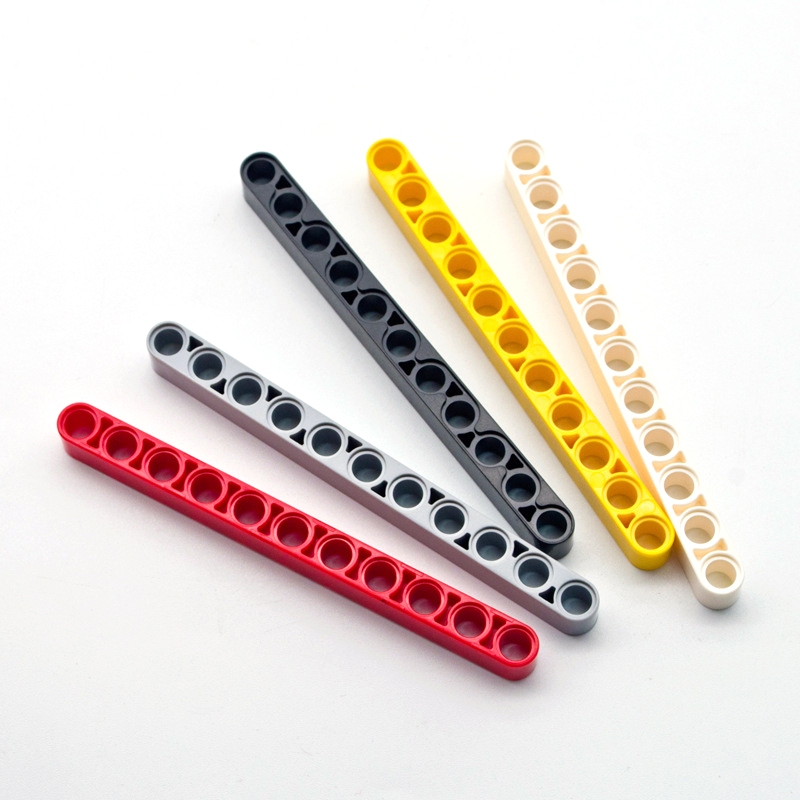 10pcs 252525 High-Tech 1x11 หลุม Liftarm MOC Building Blocks อะไหล่ประกอบรถอนุภาค DIY อิฐการศึกษาของเล่นเด็ก