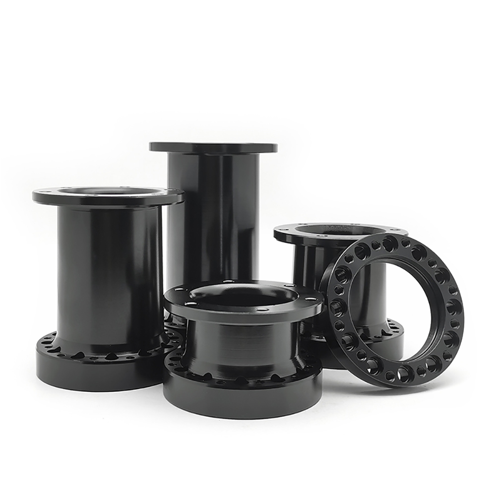 Universal พวงมาลัย Hub Spacer 13/51/76/101/128 MM พวงมาลัย Hub Boss Kit อะแดปเตอร์ Spacer สีดํา