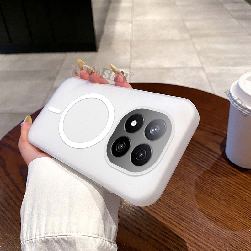 2in1 สําหรับ Xiaomi Redmi Note 15 Pro + Note15 4G 5G Magnetic Attraction ปกหลัง Jelly สีโทรศัพท์ป้องกันกรณี - รูปที่ 3