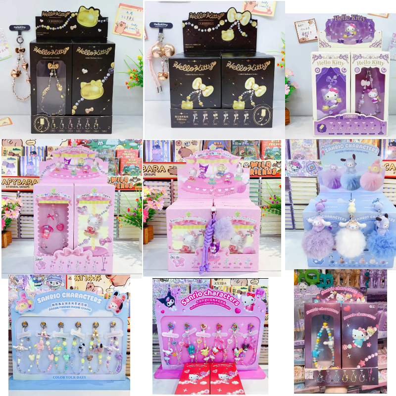 TOP TOY Sanrio HelloKitty Phone Strap Key Chain [6 ชิ้น