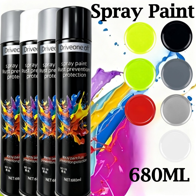 680มล สีเมทัลลิคสีรถจักรยานยนต์สีเกล็ดสีกลิตเตอร์สีสเปรย์รถยนต์ซ่อมสีรถ