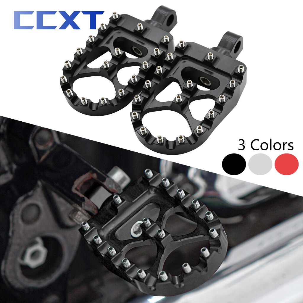 ที่พักเท้า CNC กว้าง 360° ที่พักเท้า สําหรับ Sportster 883 Street Bob FXDB Harley Dyna Fat Bob FXDF FLSTF FLSTFB S 1990-2017