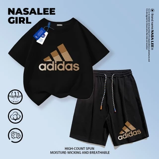 【จัดส่งวันเดียวกัน】ชุดเด็ก NASA 2 ชิ้น (เสื้อแขนสุด+กางเกงขาสั้น) สีขาว ผ้าฝ้ายระบายอากาศดี ดีไซน์เท่สำหรับเด็กชายเด็กหญิงอายุ 3-16 ปี