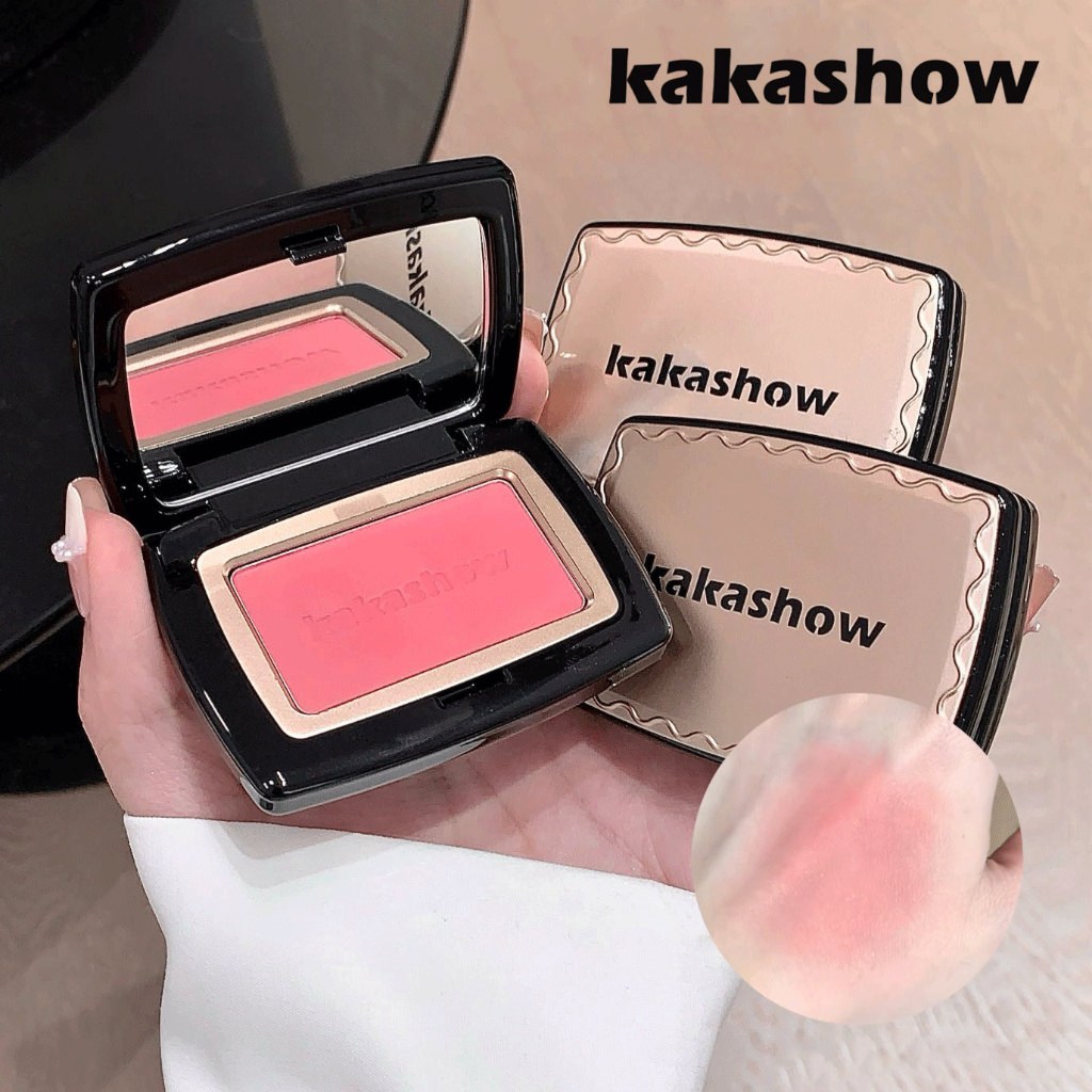 KAKASHOW Blush Palette - Natural Nude Makeup Cheek Long Lasting Waterproof Matte Low Saturation Blush Powder C545