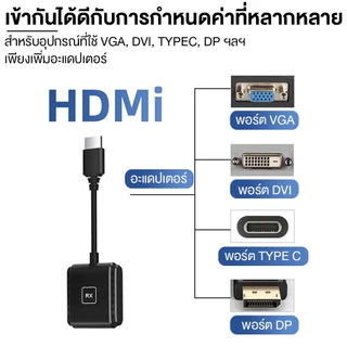 ตัวรับสัญญาณเครื่องส่งสัญญาณ HDMI ไร้สาย HD 1080P สําหรับ Screen Mirroring to TV/คอมพิวเตอร์