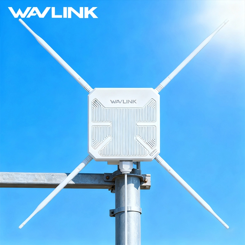 WAVLINK AC1200 Outdoor Access Point WiFi 5 Long Range WiFi Extender AP/Repeater/Gigabit Router 4 x 7