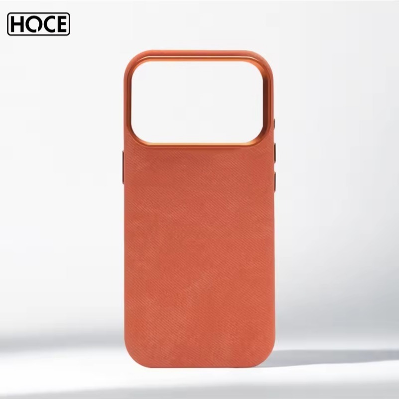 HOCE Magnetic Flannel Fiber Desert เคสหนังกันกระแทกสําหรับ iPhone 17 16 15 14 13 12 Pro Max Cover