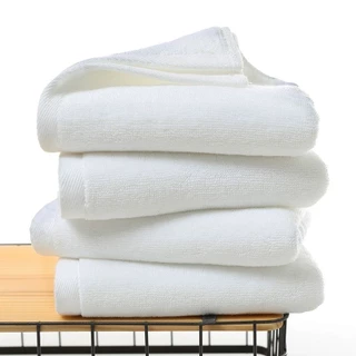 ผ้าเช็ดตัว เกรดโรงแรม แพ็ค 10 ผืน ราคาส่ง Cotton 100% ขนาด 32x71นิ้ว 20ปอนด์ ผ้าขนหนูหนานุ่ม ซับน้ำดี สำหรับโรงแรม รีสอร์ท โฮมสเตย์