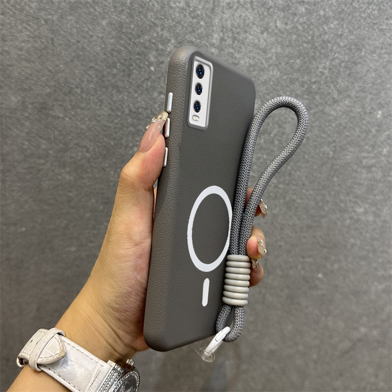 เคสสําหรับ vivo y12s y12a y20 vivo y20s vivo y20i vivo y20s g เคสโทรศัพท์ Softcase ซิลิโคนกันกระแทก ดีไซน์ใหม่ความงามสิ่งที่แนบมาแม่เหล็กไร้สายพร้อมเชือกเส้นเล็ก SPDTBS01