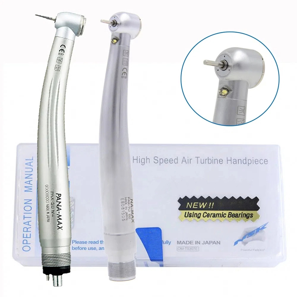 Handpiece ความเร็วสูงทันตกรรม NSK PANA MAX handpiece ชุบทอง 2 หลุม/4 หลุม