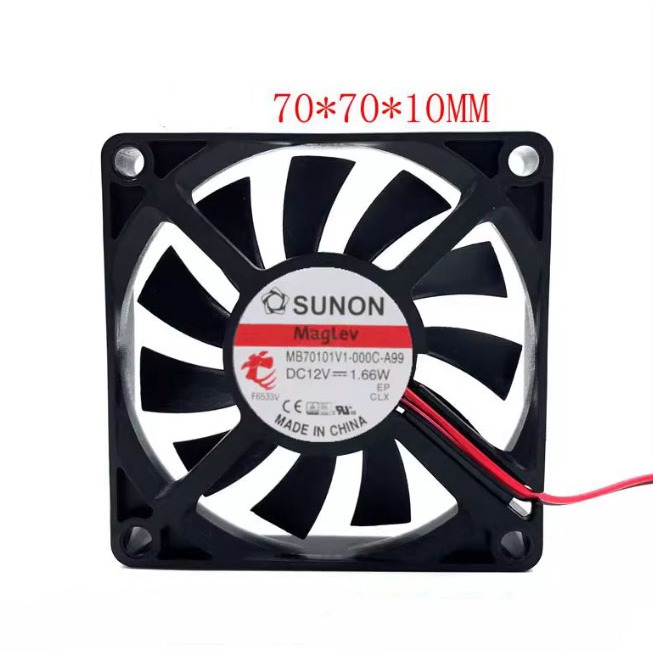 MB70101V1-000C-A99 SUNON Jianzhun พัดลม 7010 12V 7 ซม.พัดลมเงียบบาง