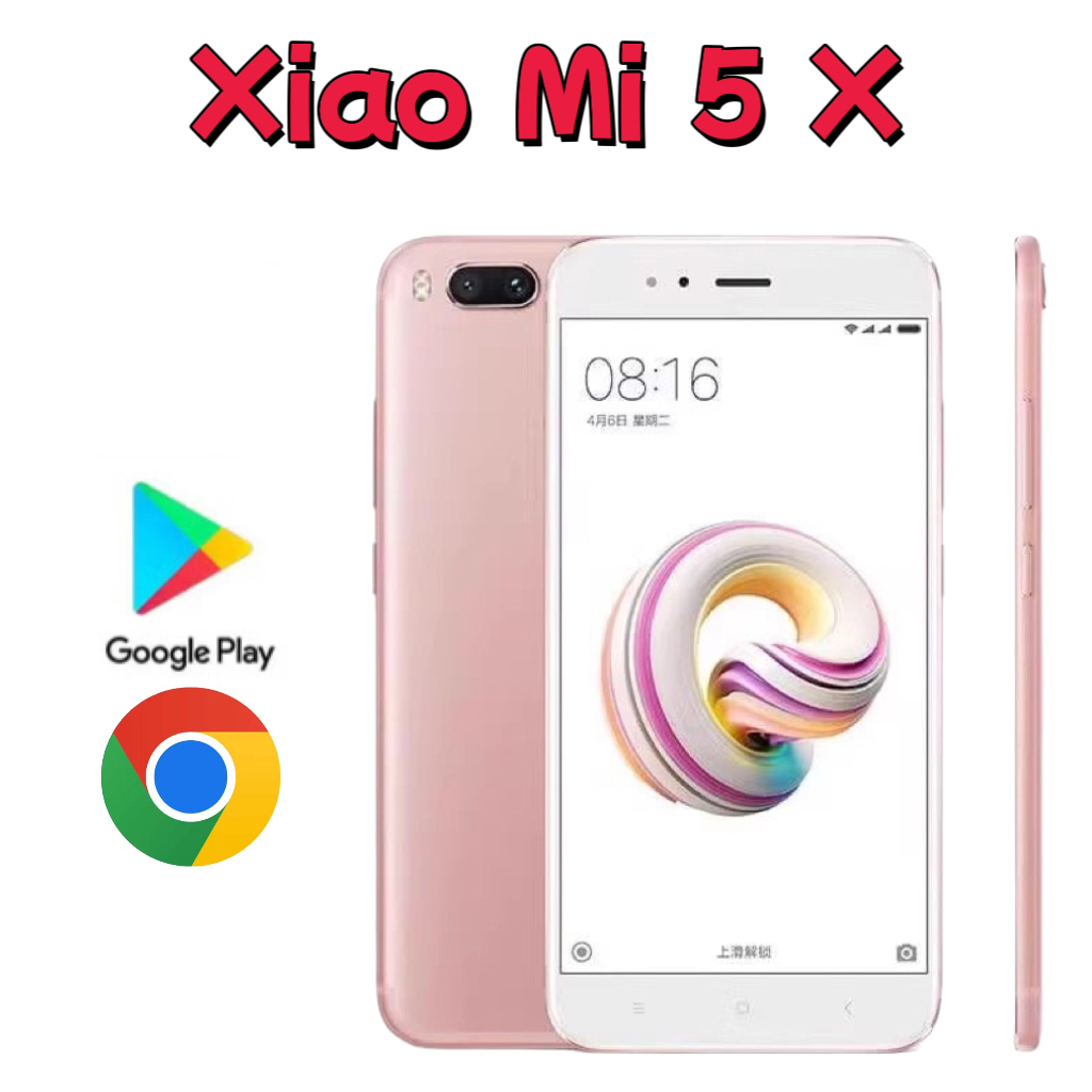 มือสองต้นฉบับ Xiaomi MI5X สมาร์ท 4G โทรศัพท์ 3/4 ROM + 32/64GB 12.0MP ปลดล็อคลายนิ้วมือ 90% ใหม่