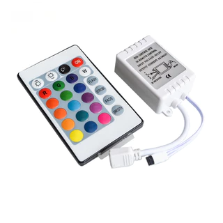 12V RGB LED Strip Controller พร้อม 24/44 คีย์ IR Remote สําหรับ 3528 5050 LED Light Strip โมดูล