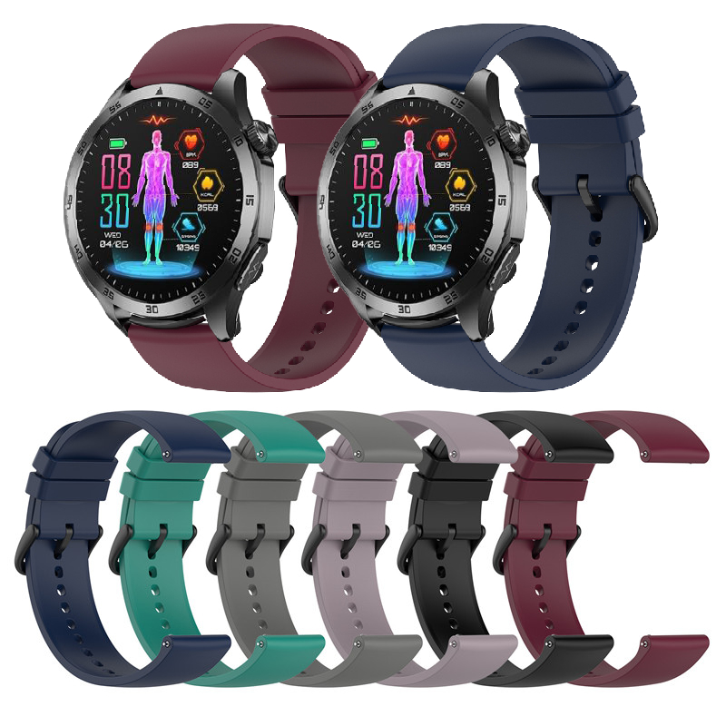 สําหรับ Pure Health Life HR5 / HR5s สายนาฬิกาซิลิโคนอ่อน