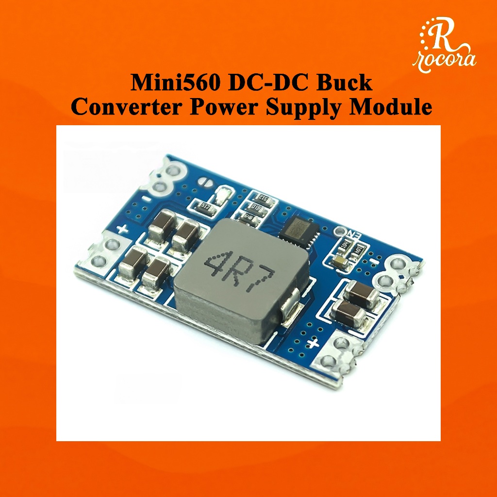 Mini560 DC-DC Buck Converter โมดูลจ่ายไฟ 5A เอาต์พุต 3.3 V / 5 V / 9 V / 12 V ขั้นตอนลงตัวควบคุม