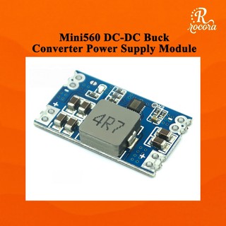 Mini560 DC-DC Buck Converter โมดูลจ่ายไฟ 5A เอาต์พุต 3.3 V / 5 V / 9 V / 12 V ขั้นตอนลงตัวควบคุม