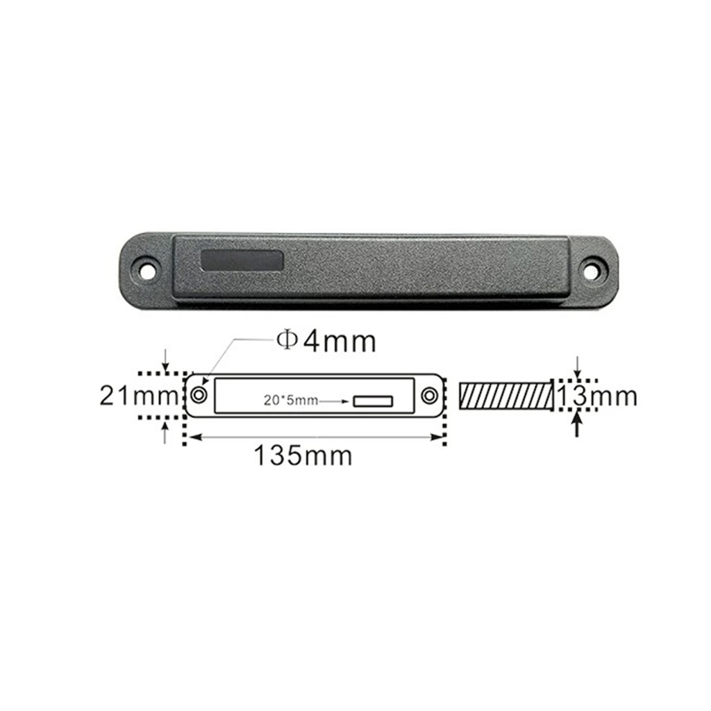 กันน้ํา ABS Anti Metal Pallet UHF RFID Hard Shell Tag สําหรับการติดตาม Asset