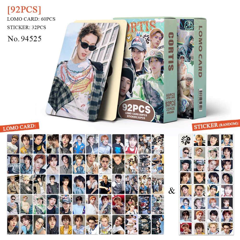 1-9.2pcs CORTIS LUCKY DRAW สามารถ Badge SHOWCASE การ์ด Lomo สี OUTSIDE THE LINES อัลบั้ม Photocards 