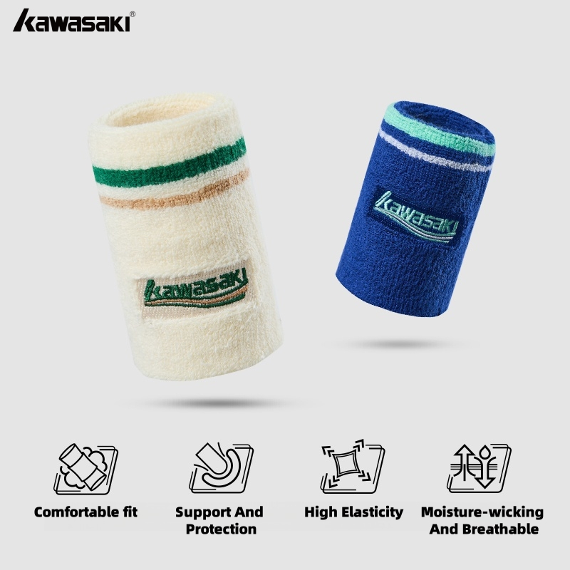 KAWASAKI ที่คาดผมคาวาซากิ K1E00-C3812 สายรัดข้อมือ K1E00-C3245 ที่คาดผมดูดซับเหงื่อสําหรับผู้ชายและผู้หญิงป้องกันเหงื่อดูดซับเหงื่อแถบคาดศีรษะดูดซับเหงื่อบาสเกตบอลวิ่งฟิตเนสแถบคาดศีรษะ - รูปที่ 5