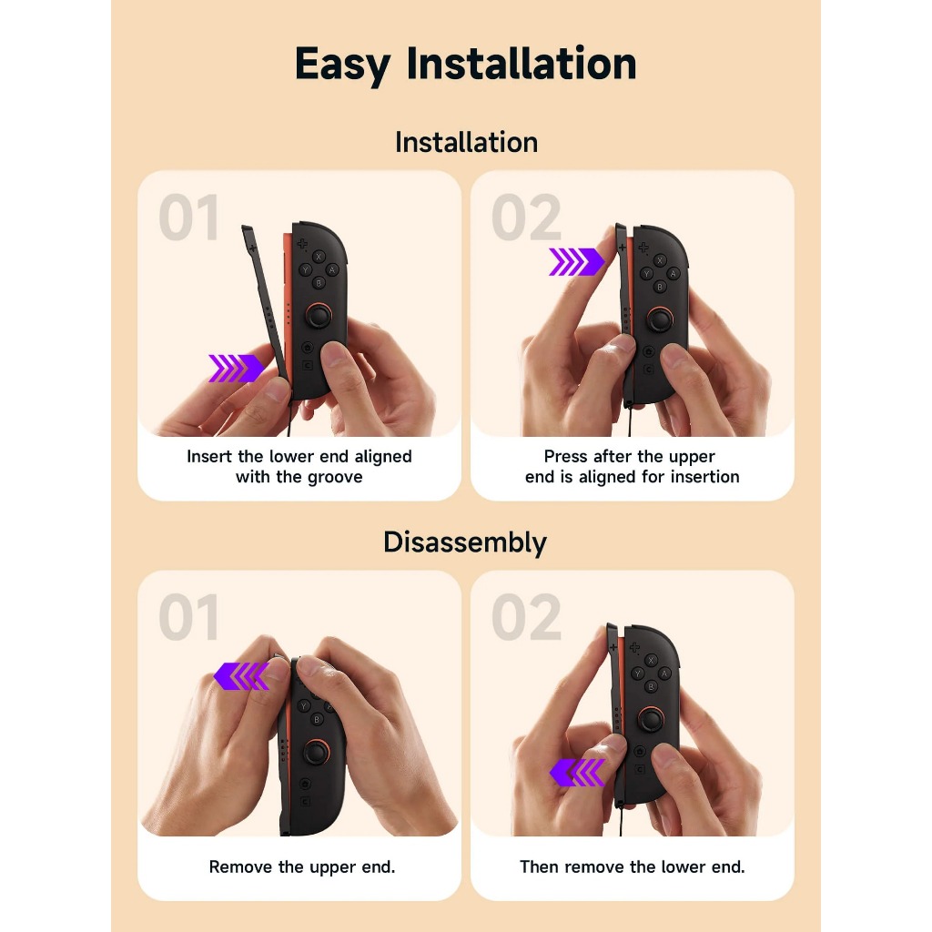 JSAUX Joy-Con โหมดเมาส์สายรัดข้อมือสําหรับสวิทช์ 2 Precision-matched สําหรับสวิทช์ 2 โหมดเมาส์-GP0405 ราคา ถูกที่สุด ดีลบีเคเค แกลเลอรีภาพที่ 4