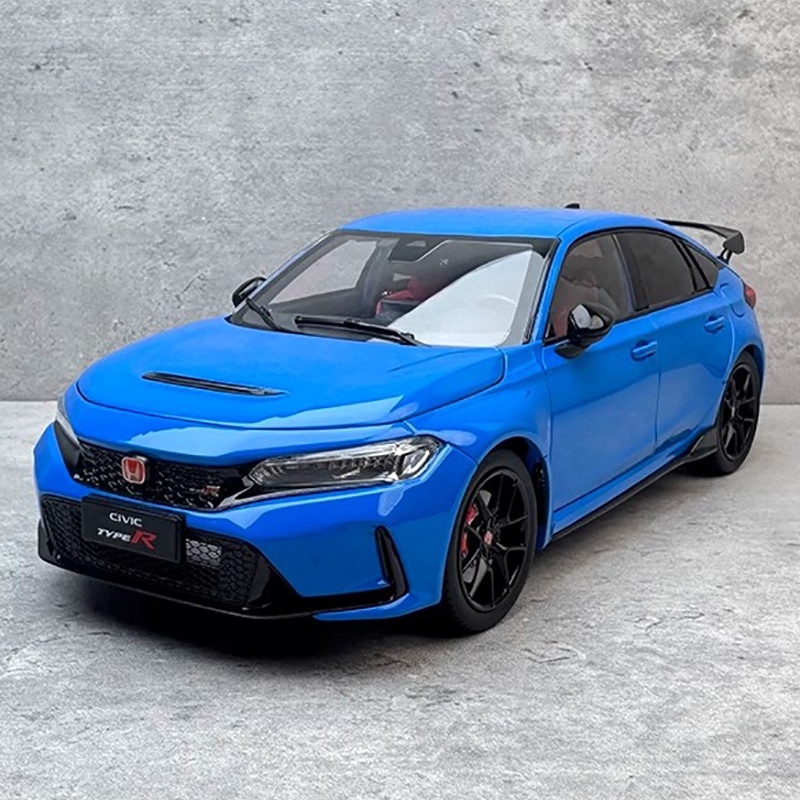 Pudi 1:18 Honda Civic TYPE R โมเดลรถโลหะผสมจําลองคอลเลกชัน CIVIC FL5 ป้ายสีแดง Civic