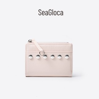 SeaGloca Fashion Rivets Simple Design Wallet Multi-Function …