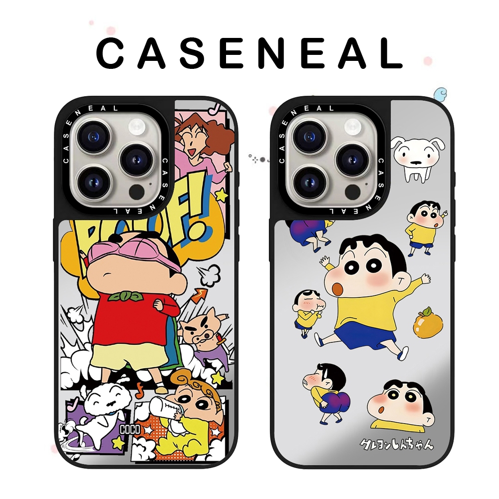 CASENEAL น่ารักการ์ตูนคุณภาพสูงกระจกเคสโทรศัพท์เหมาะสําหรับiPhone 17ProMax 17pro 17 air 16promax 16 15promax 15 14promax 13 13Promaxแฟชั่นAnti Drop Hard Case