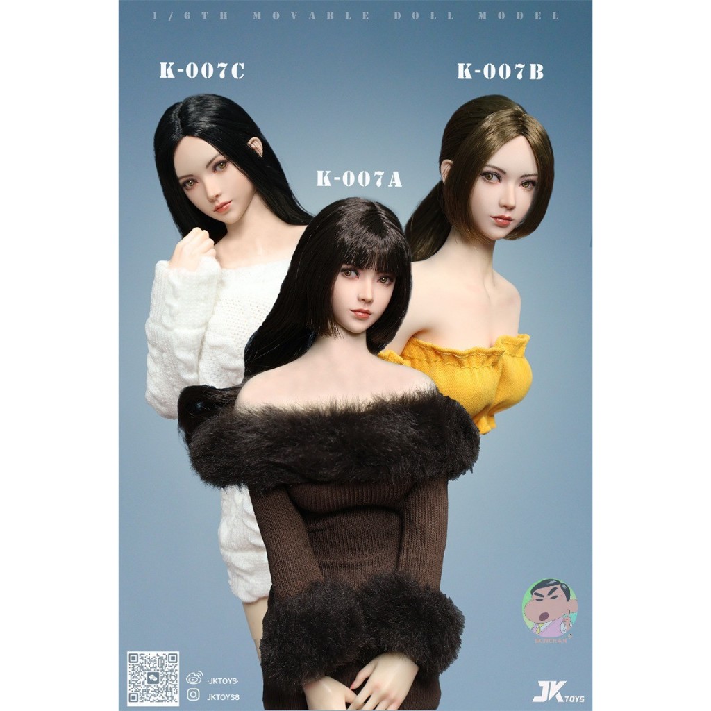 JKTOYS K-007 Milly 1/6 Headsculpt