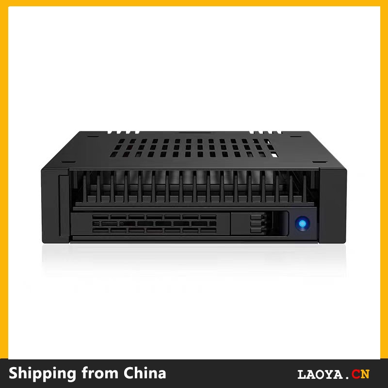 ICY DOCK ExpressCage Single Bay 15mm U.2 / U.3 SSD Mobile Rack for 3.5” Floppy Drive Bay – Tool-Less