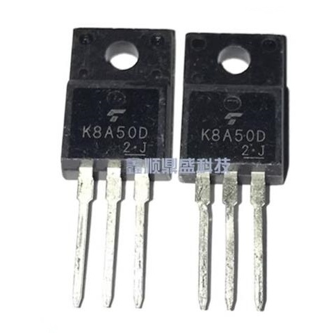 10 ชิ้น K8A50D TK8A50D TO-220F MOS Field effect manage ควบคุมด้วยสองหรือสาม