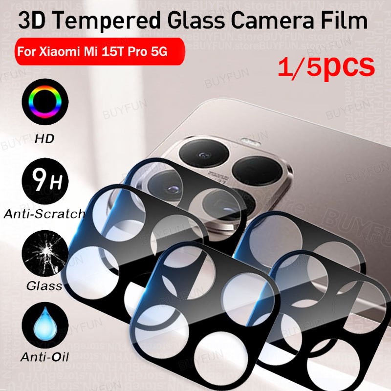 3D Curved Camera Protector Tempered Glass Cover For Xiaomi Mi 15T Pro 6.83" 5G mi15tpro 2506BPN68G m