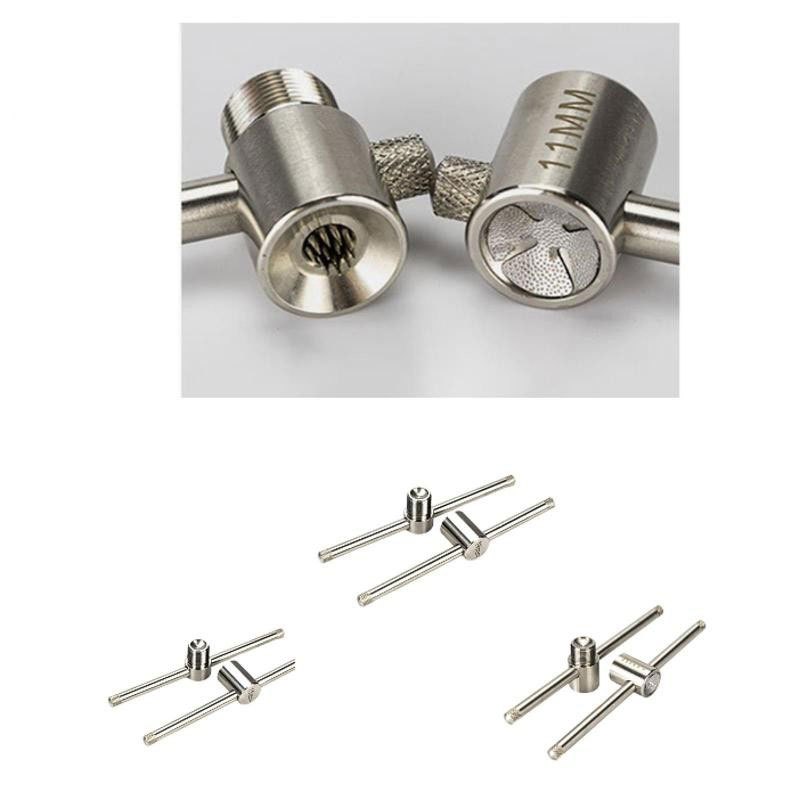 11mmเครื่องมือกดปลายคิวบิลเลียด, Cues Tip Shaper ชุดอัดหัวคิวตั้งแต่หัว