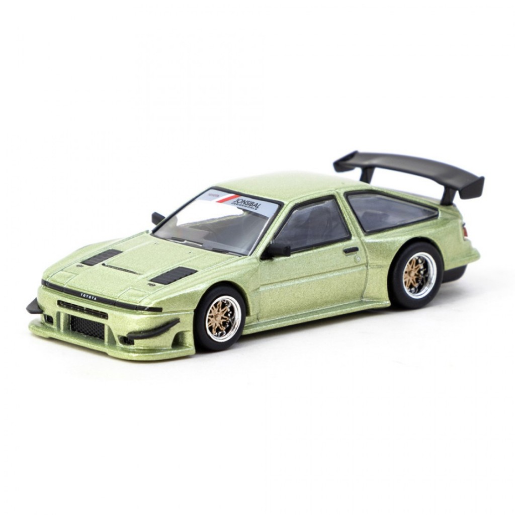 Tarmac Works T64G-060-GR 1/64 Toyota Sprinter Trueno AE86 Widebody สีเขียวDiecast Scaleรถ