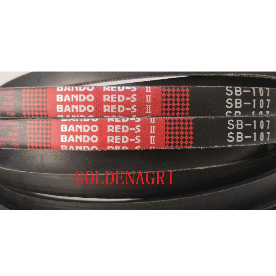 2pcs BANDO SB107 RED-S2 เข็มขัดสําหรับ Dc60 Dc70 รถเกี่ยวข้าว DC70plus 5T072-54550 W9503-42081 V