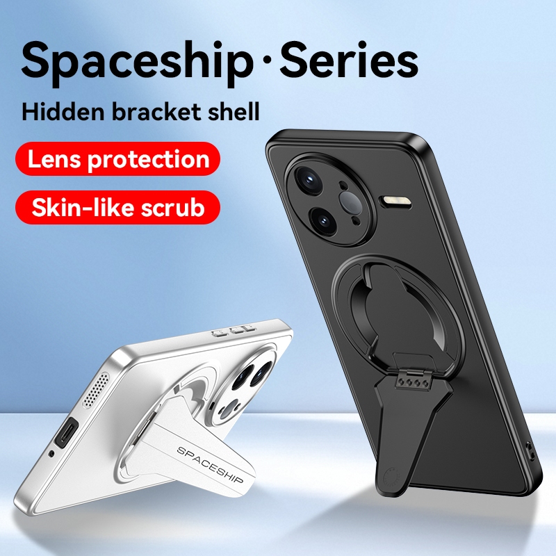 Spaceship Series Hidden Bracket Shell Plastic Cover for Redmi K80 Pro K80Ultra K70 K70E POCO F7Pro F