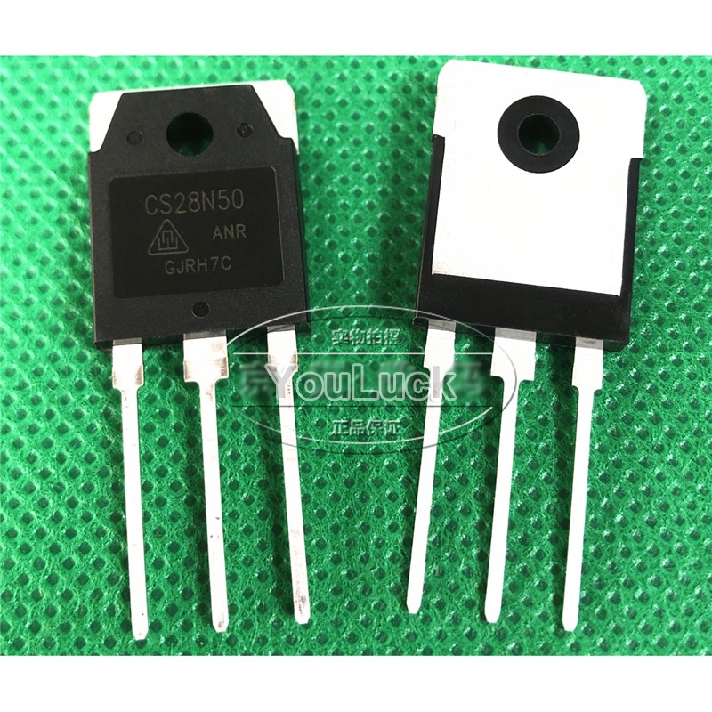 2 ชิ้น CS28N50 CS28N50ANR TO-3P 28A/500V N-Channel MOSFET ทรานซิสเตอร์ใหม่เดิม
