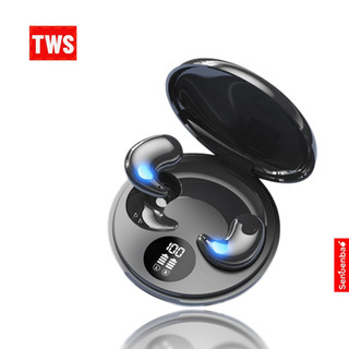 Senbenbao Mini X55Max Invisível Sono Fones De Ouvido Sem Fio Esporte Bluetooth Estéreo De Carregamento