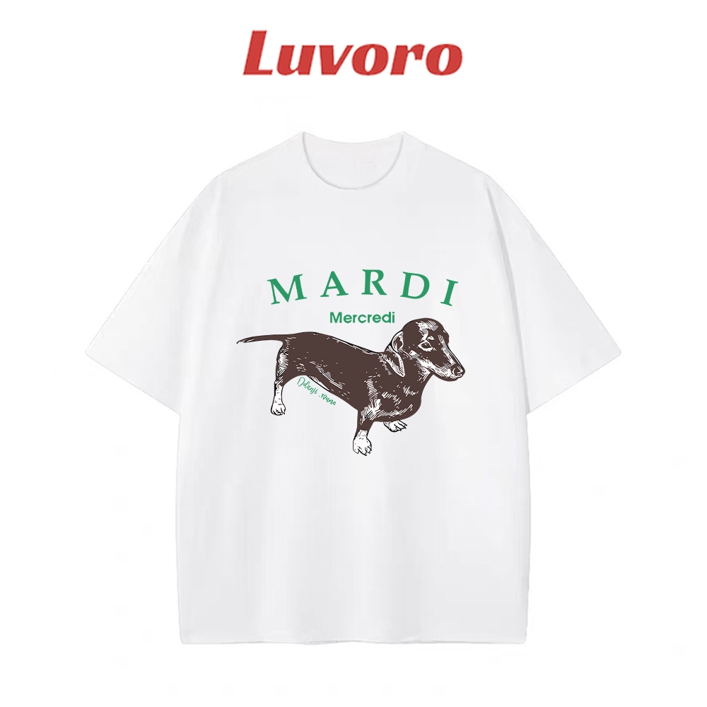 (Cotton 100%)เสื้อยืดลูกสุนัข สีขาว-ดำ ไซส์ใหญ่ ผ้าฝ้ายแท้ 100%, สำหรับผู้ชายและผู้หญิงสินค้าขายดี พิมพ์ดิจิทัล (จัดส่งจากประเทศไทย) เสื้อยืดโอเวอร์ไซส์สำหรับผู้ชายและหญิง เนื้อผ้าบานเล็กน้อย ใส่สบาย ไม่อับชื้น C443