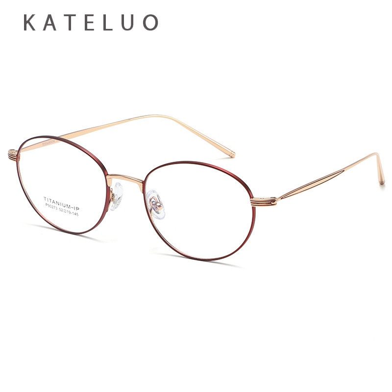 KATELUO กรอบแว่น 여성 ป้องกันแสงสว่างและUV-Protection แบบเบาและสบาย สำหรับแว่นคอมพิวเตอร์ รหัส 90273