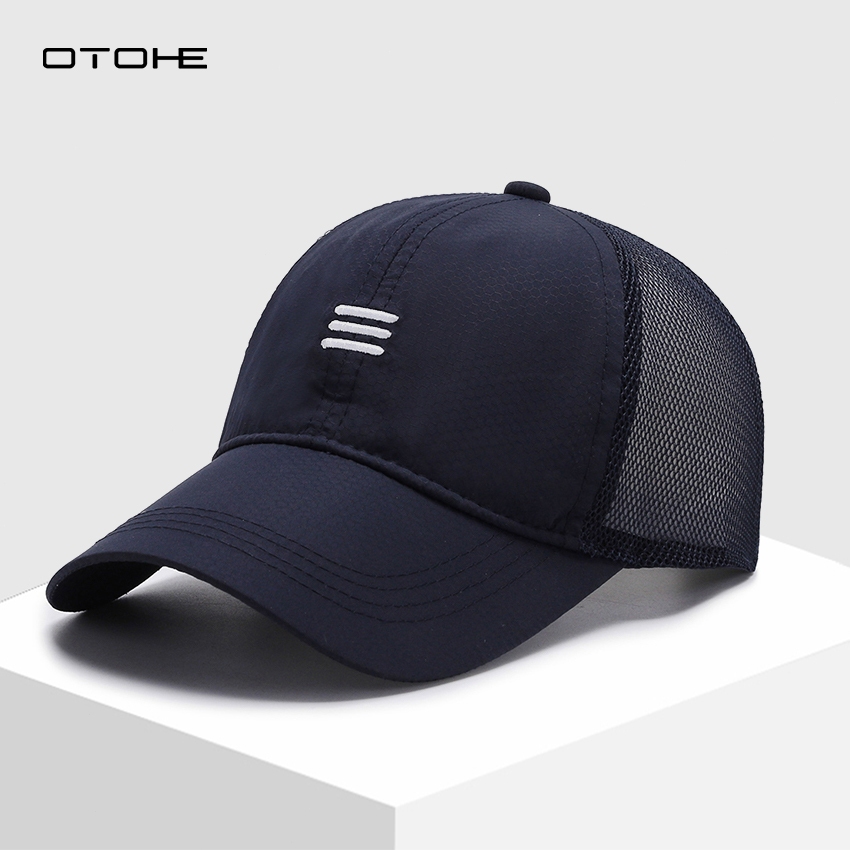 OTOHE หมวกเบสบอลสำหรับผู้ชาย ออกแบบมาเพื่อความสะดวกในการสวมใส่ในอากาศร้อน ทำจากวัสดุระบายอากาศและแห้งไว เหมาะสำหรับกิจกรรมกลางแจ้งและการออกกำลังกาย