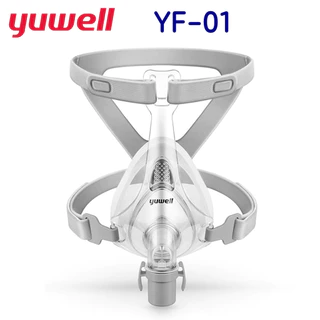 Yuwell CPAP Masks (YF-02,YN-02,YN-03,YF-01) หน้ากากหมอนเต็มหน้าและจมูกสําหรับการหยุดหายใจขณะหลับพร้อมหมวก