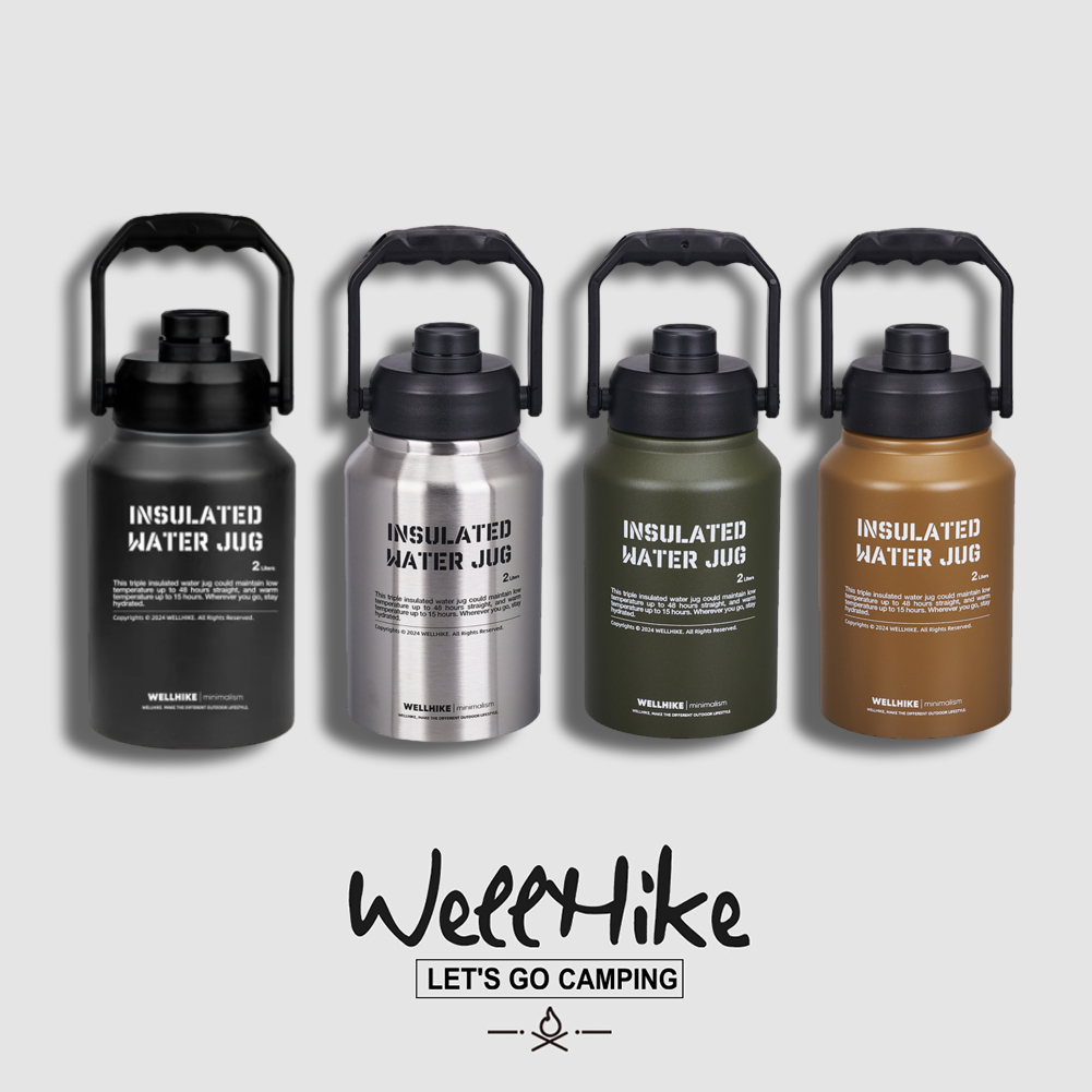 WELLHIKE 2L กระติกน้ําแข็งเเค้มปิ้ง กระติกแคมป์ปิ้ง แคมป์ปิ้งอุปกรณ์