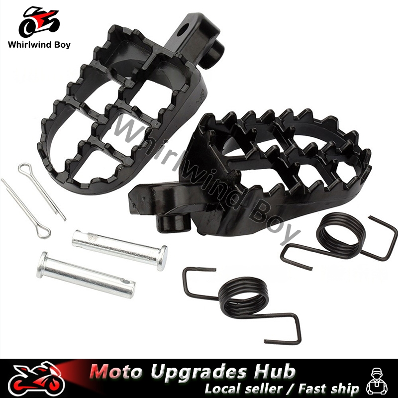 WhirlwindBoy หมุดเท้าอลูมิเนียมสําหรับ 50cc 70cc 90cc 110cc 125cc Dirtbike สําหรับ PW50 PW80 TW200