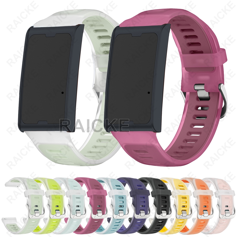 สายนาฬิกาเจลซิลิโคนทนทานสำหรับ Amazfit Helio Strap