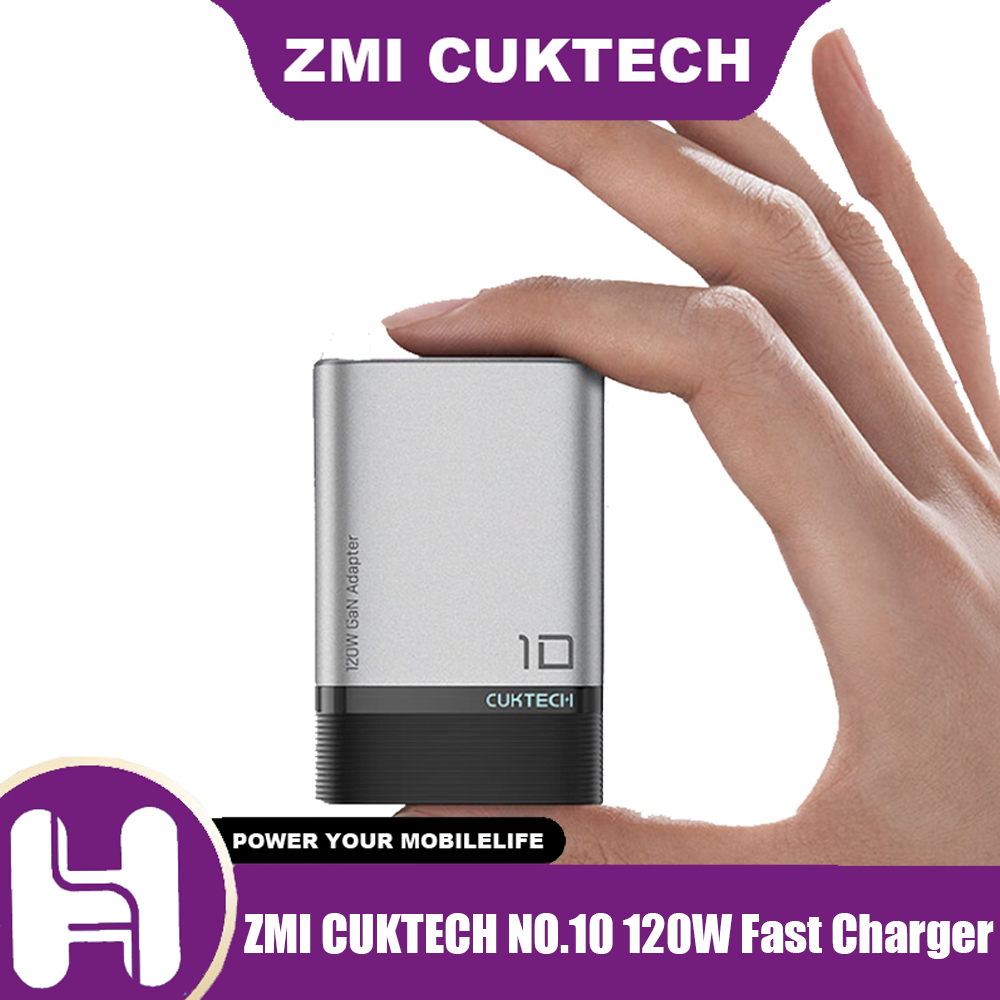 ZMI CUKTECH NO.10 120W Fast Charger AD1203P Super Power ชาร์จ Mini GaN Charger