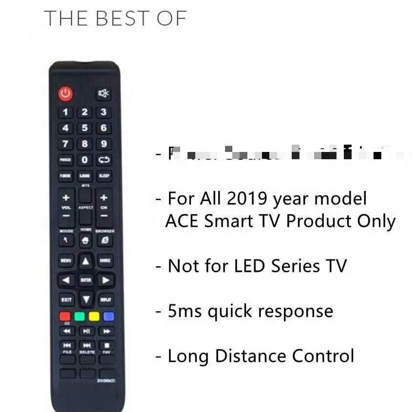 Ace SMART TV รีโมทคอนโทรล new2619-unroace1
