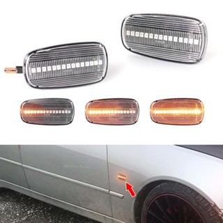 2ชิ้นหลอดไฟเลี้ยวไดนามิกLEDสําหรับToyota Prius Kluger Wish R…