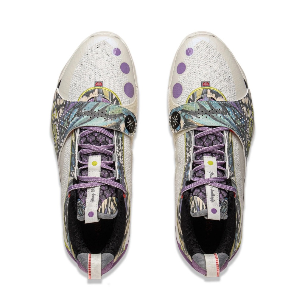 LI NING 100% Original Wade All City 13 Encore รองเท้าบาสเก็ตบอลผู้ชายน้ําหนักเบาความละเอียดสูง ABAV0